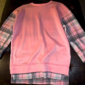 Long sleeve sweatshirt dress